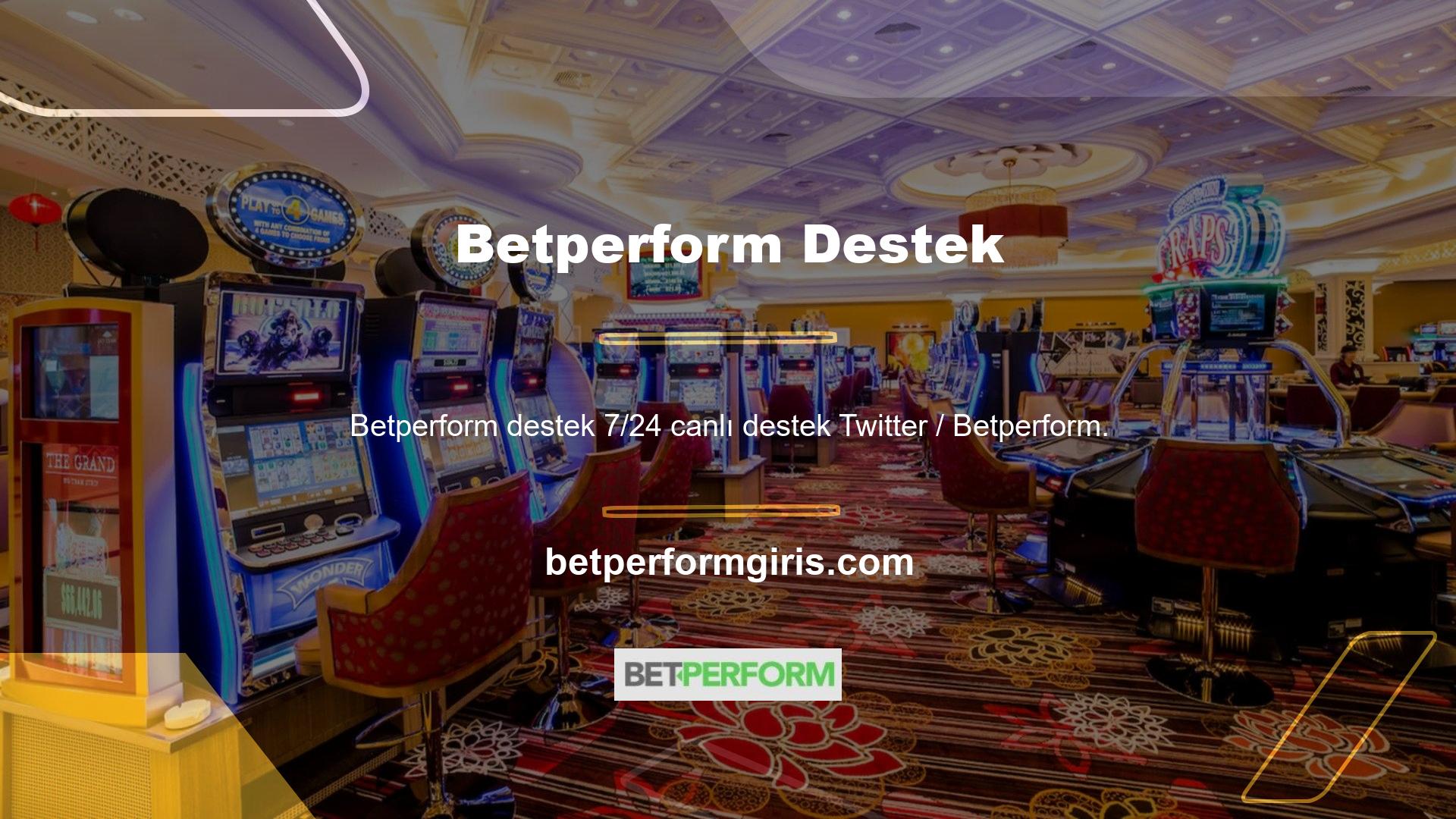 com tarafından sağlanmaktadır Betperform Mesaj Hattı Betperform müşteri desteği çeşitli iletişim kanallarını içerir